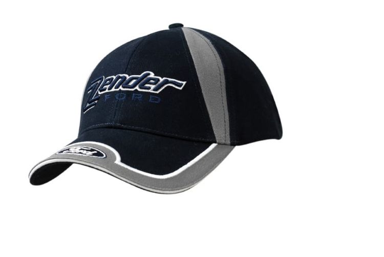 Picture of Brushed Heavy Cotton Cap with Fabric Insert on Crown & Peak Inserts/Embroidery