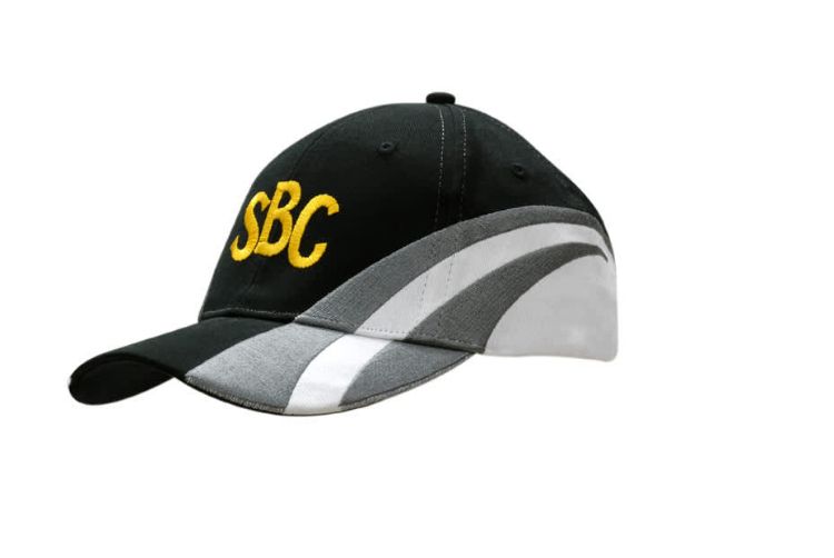 Picture of Brushed Heavy Cotton Cap with Fabric Inserts & Embroidery on Crown & Peak