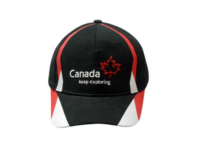 Picture of Brushed Heavy Cotton Cap with Crown & Peak Printed Design