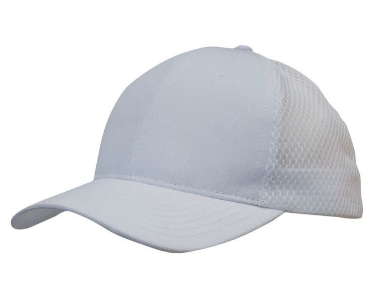 Picture of Breathable Poly Twill Cap with Honeycomb Mesh