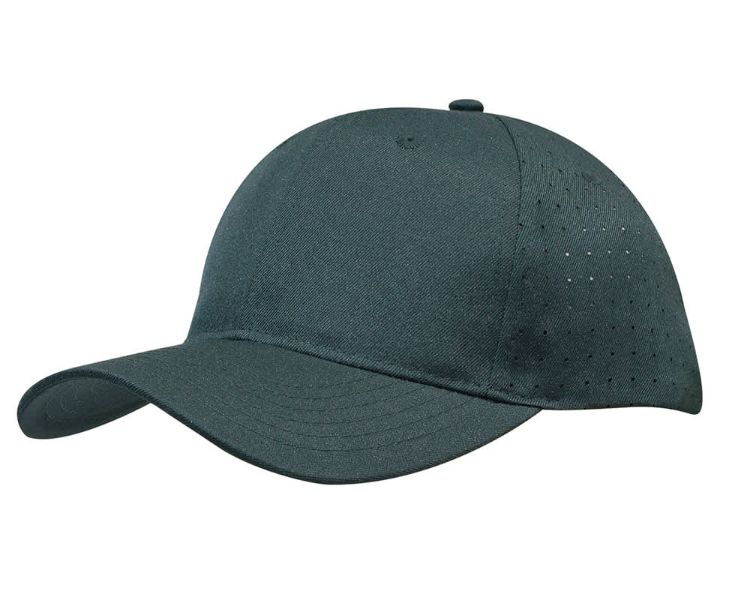 Picture of Breathable Poly Twill Cap with Circle Perforations