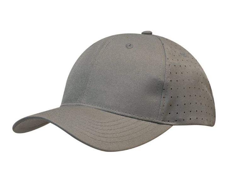 Picture of Breathable Poly Twill Cap with Circle Perforations