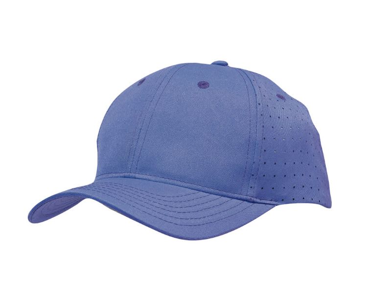 Picture of Breathable Poly Twill Cap with Circle Perforations