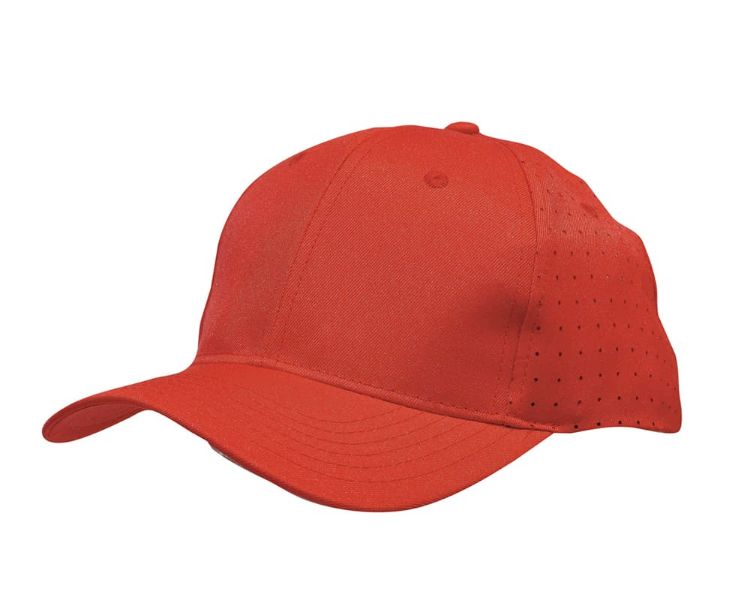 Picture of Breathable Poly Twill Cap with Circle Perforations