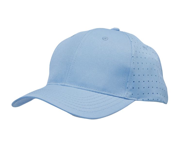 Picture of Breathable Poly Twill Cap with Circle Perforations