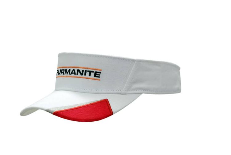 Picture of Brushed Heavy Cotton Visor with Peak Insert & Embroidery